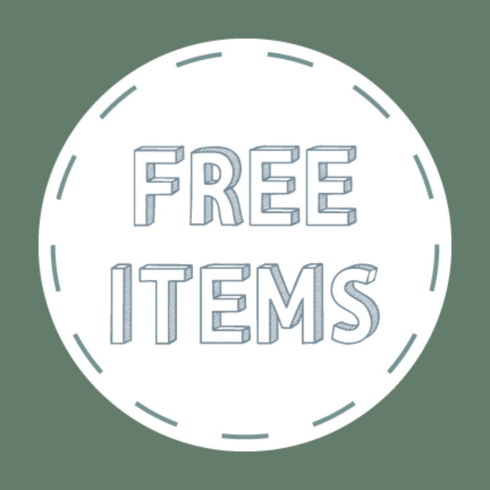 Free items with Purchase!